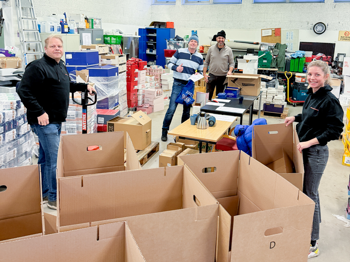 Nærmere 200 matkasser delt ut til barnefamilier før jul